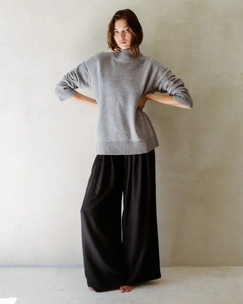 Cashmere Turtle Neck Long Sleeve Top