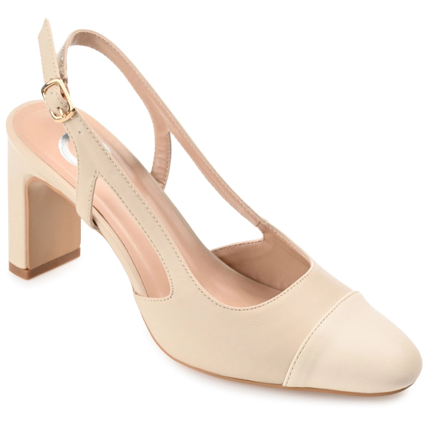 Journee Collection Women's Reignn Wide Width Pump-Shoes Pumps-Journee Collection-Taupe-6-Urbanheer