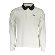 La Martina White Cotton Men Polo Shirt-La Martina-XL-Urbanheer