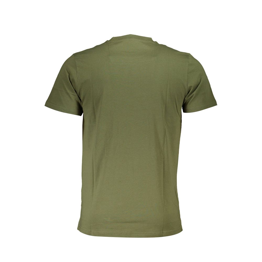 Cavalli Class Green Cotton T-Shirt-Cavalli Class-M-Urbanheer