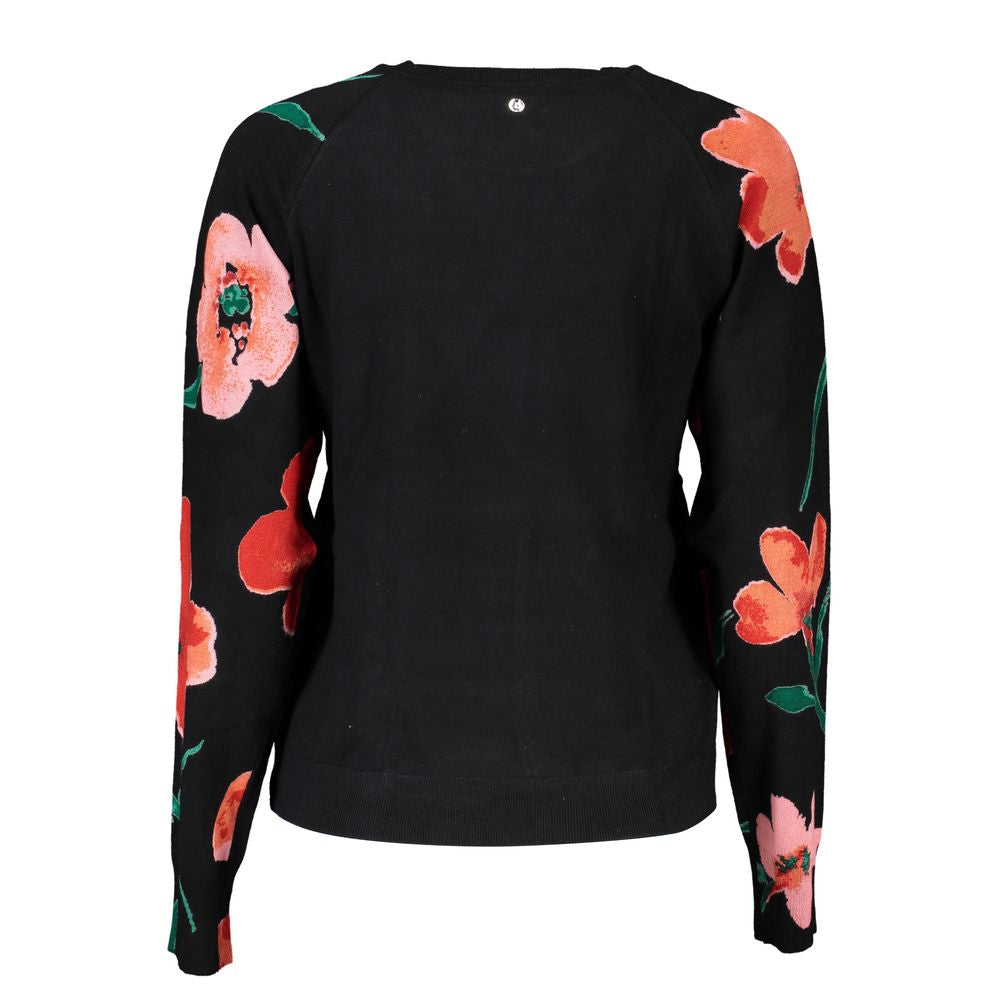 Desigual Chic Contrast Crew Neck Sweater-Desigual-S-Urbanheer