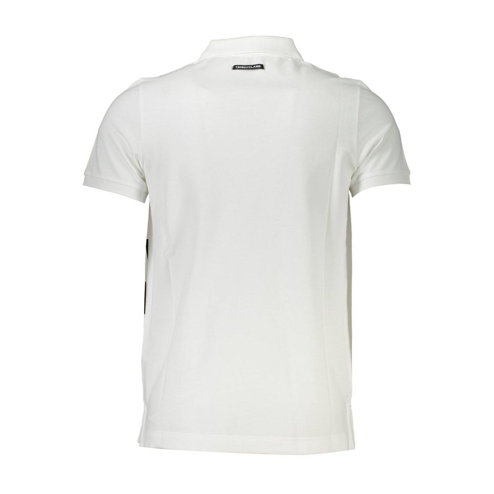 Cavalli Class White Cotton Men Polo-Cavalli Class-XL-Urbanheer