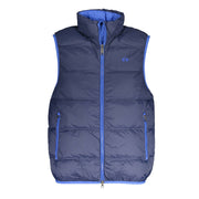 La Martina Blue Polyamide Men Jacket-La Martina-M-Urbanheer