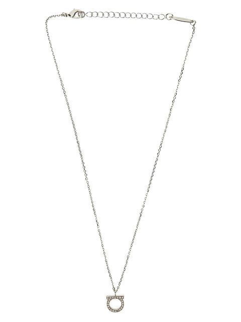 Ferragamo Gancini Strass Necklace