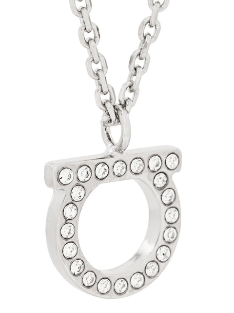 Ferragamo Gancini Strass Necklace