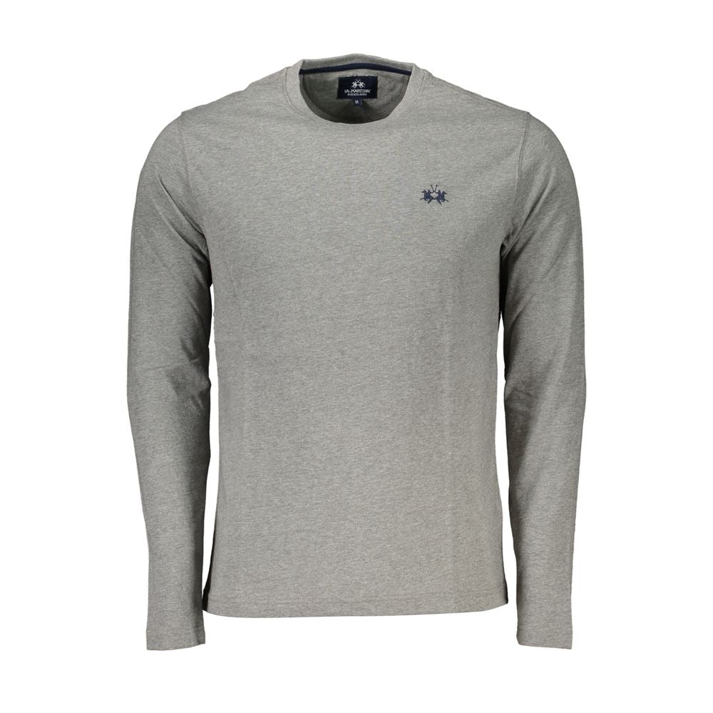 La Martina Elegant Long-Sleeved Crew Neck Tee-La Martina-XL-Urbanheer