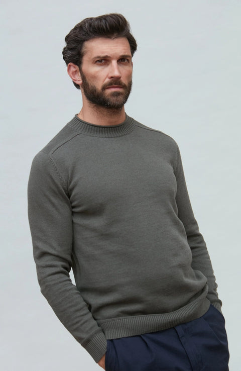 Lightweight Organic Cotton Linen Saddle Shoulder Jumper