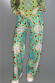 Luxuriously Soft Cotton Jersey Agua Psychedelic Sweatpants-Nuvula-XS-Urbanheer