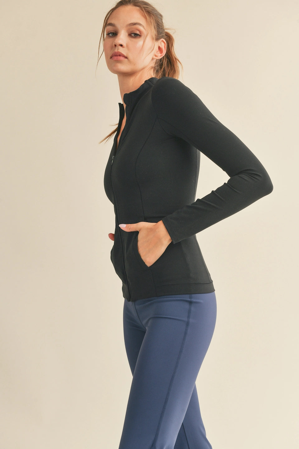 Butter Soft Fitted Jacket With Pockets-Clothing - Women-Kimberly C-Black-S-Urbanheer