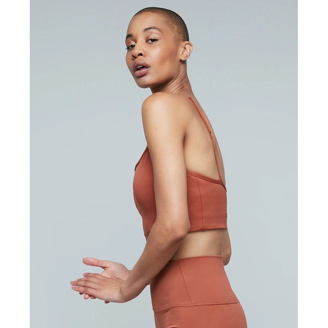 Lunar Luxe Bra Top - Burnt Sienna-Top-Moonchild Yoga Wear-XS-Urbanheer