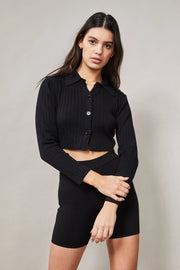 Amalfi Cardi (Black)-Cardigan-All Fenix-XS-Urbanheer