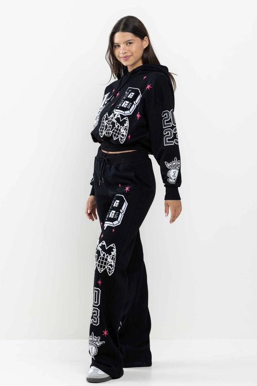 Bright Future Cropped Hoodie-Clothing - Women-Vibrant M.i.U-Pink-S-Urbanheer