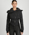 Asymmetrical Puffer Jacket - Black