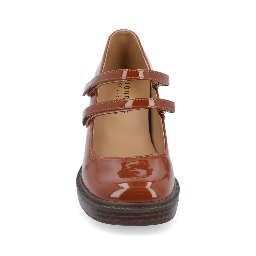 Journee Collection Women's Tru Comfort Foam™ Shasta Pumps Cognac-Shoes Pumps-Journee Collection-7-Urbanheer