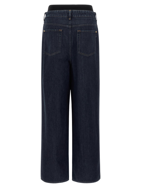 7 For All Mankind Banded Slouchy Wide Jeans
