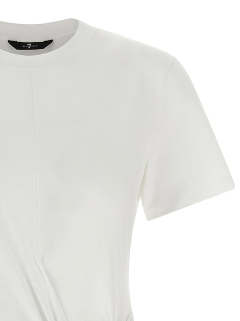 7 For All Mankind Draped Detail T-shirt