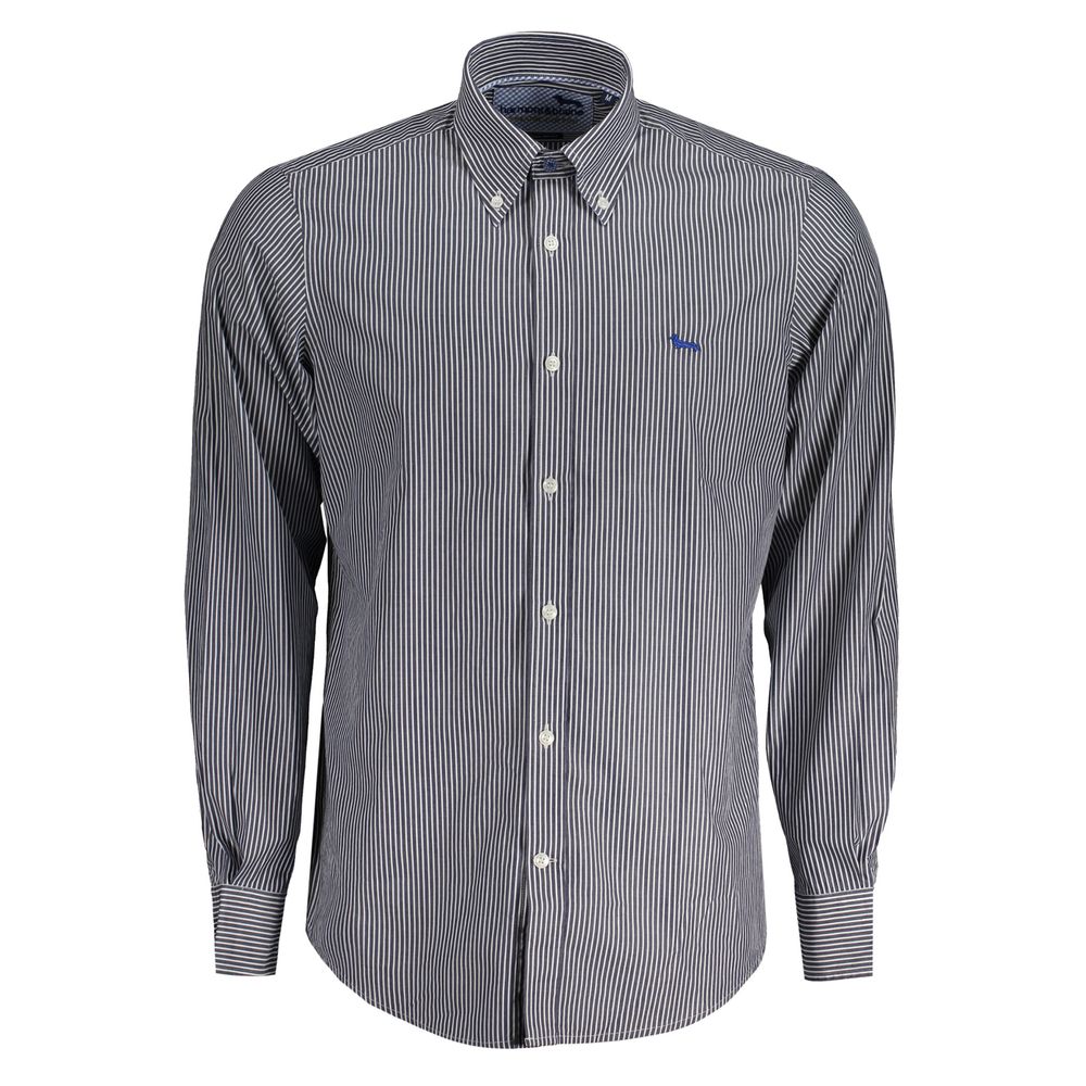 Harmont & Blaine Blue Cotton Shirt-Harmont & Blaine-S-Urbanheer