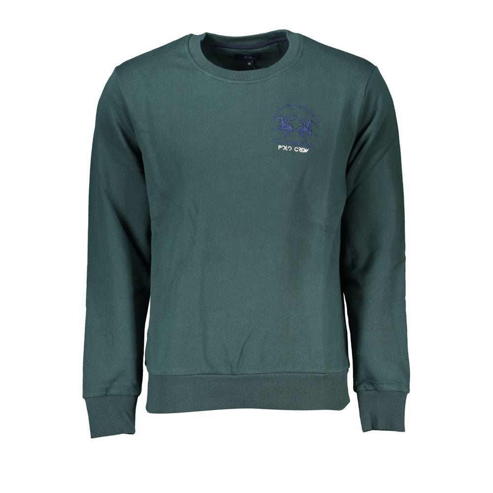La Martina Emerald Crew Neck Cotton Sweater - Regular Fit-La Martina-S-Urbanheer
