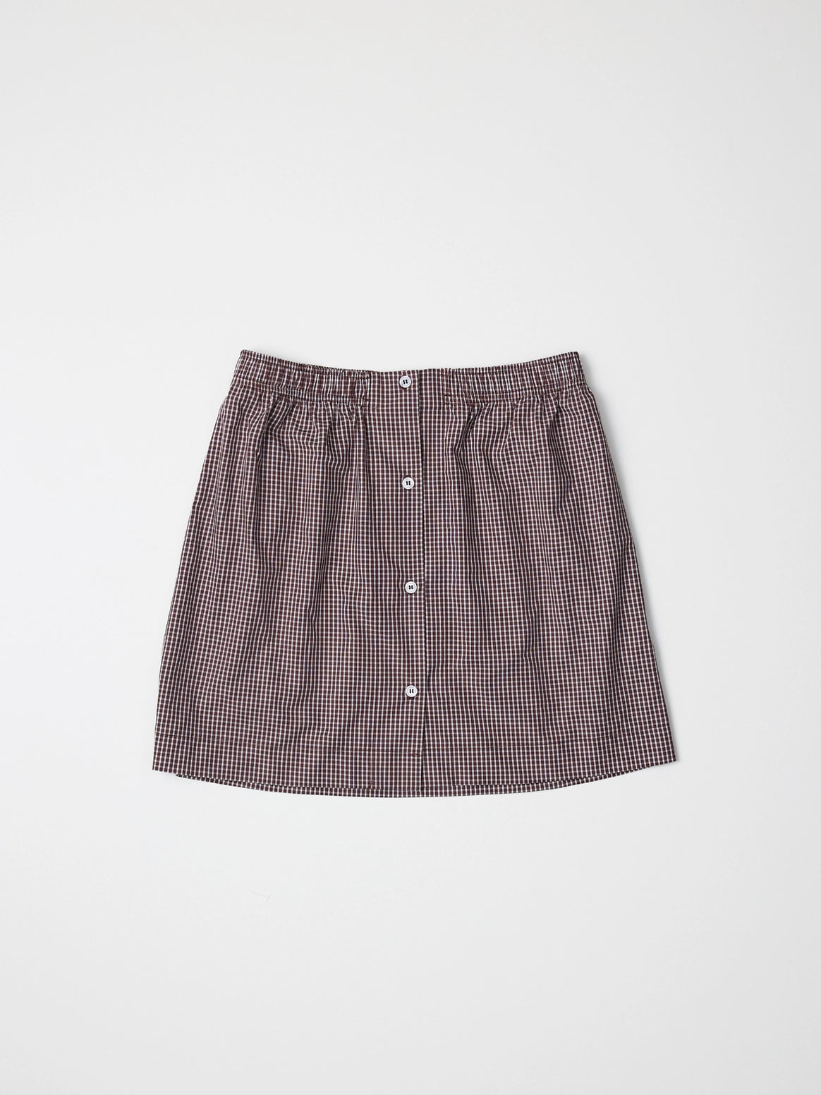 The Gates Skirt Striped Button-Down Mini Skirt