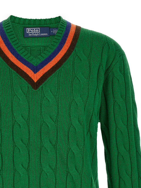 Polo Ralph Lauren V-knit With Cable Pattern