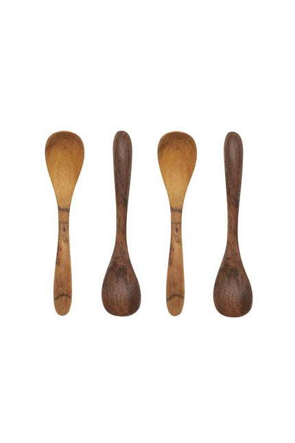 Salt & Pepper Cup With Spoon-Cup with Spoon-Originalhome-Natural Brown-Urbanheer