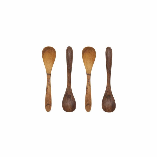 Salt & Pepper Cup With Spoon-Cup with Spoon-Originalhome-Natural Brown-Urbanheer