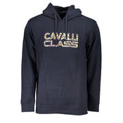 Cavalli Class Blue Cotton Men Sweater-Cavalli Class-S-Urbanheer