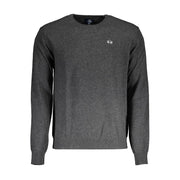 La Martina Gray Wool Men Sweater-La Martina-S-Urbanheer