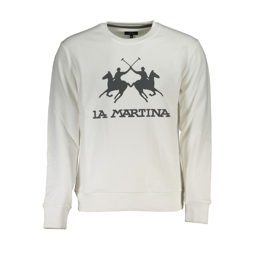 La Martina Elegant Long Sleeved Crew Neck Sweatshirt-La Martina-XL-Urbanheer