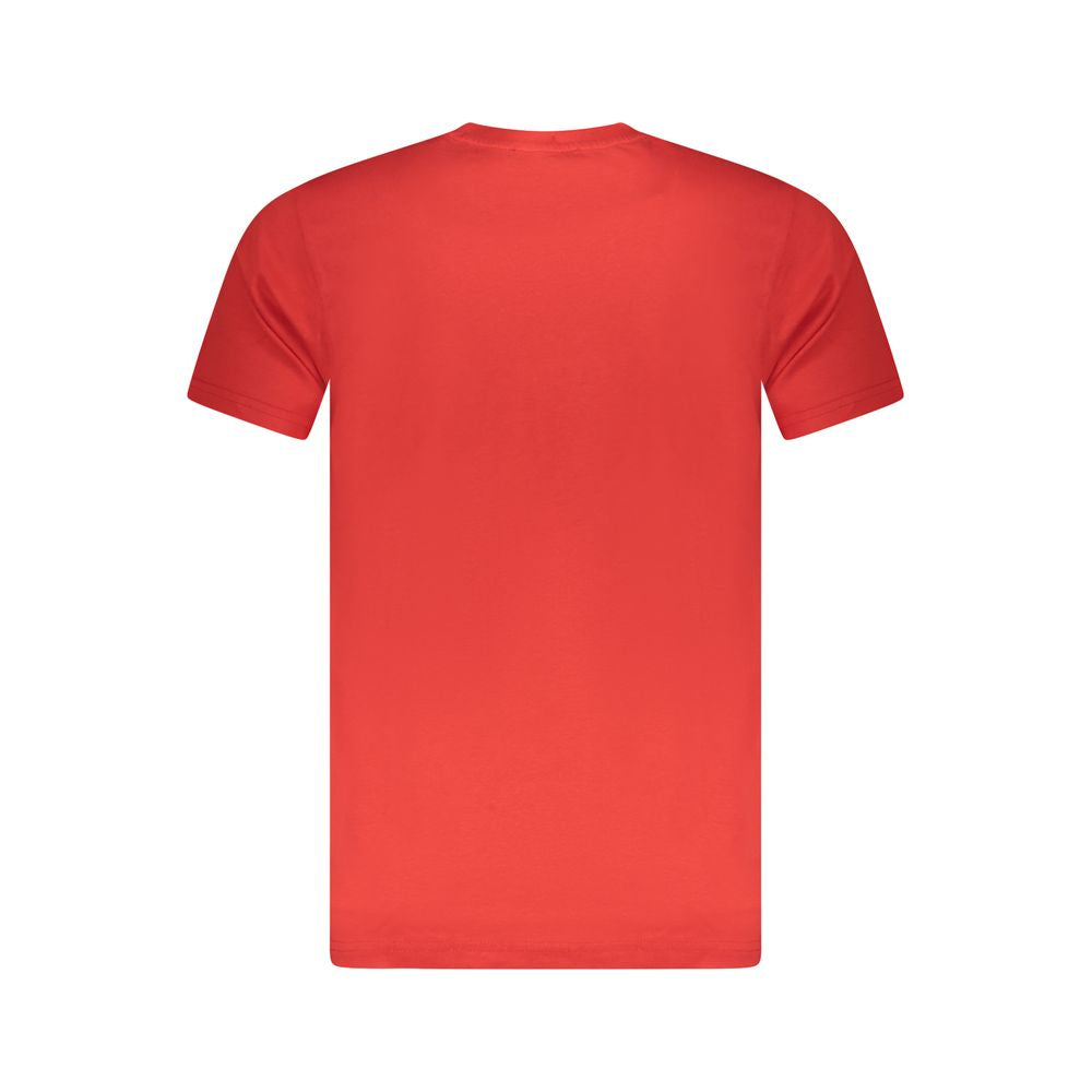 Cavalli Class Red Cotton Men T-Shirt-Cavalli Class-M-Urbanheer
