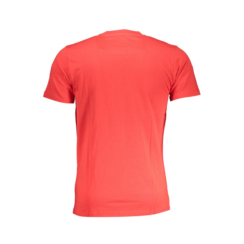 Cavalli Class Red Cotton T-Shirt-Cavalli Class-M-Urbanheer