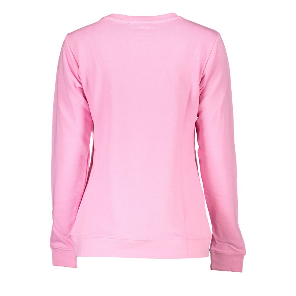 Cavalli Class Pink Cotton Sweater-Cavalli Class-XS-Urbanheer