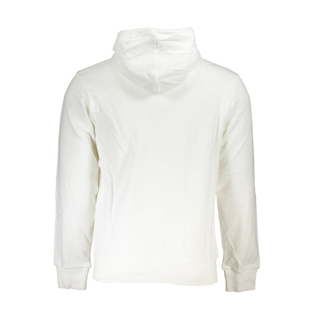 La Martina Elegant White Hooded Sweatshirt for Men-La Martina-L-Urbanheer