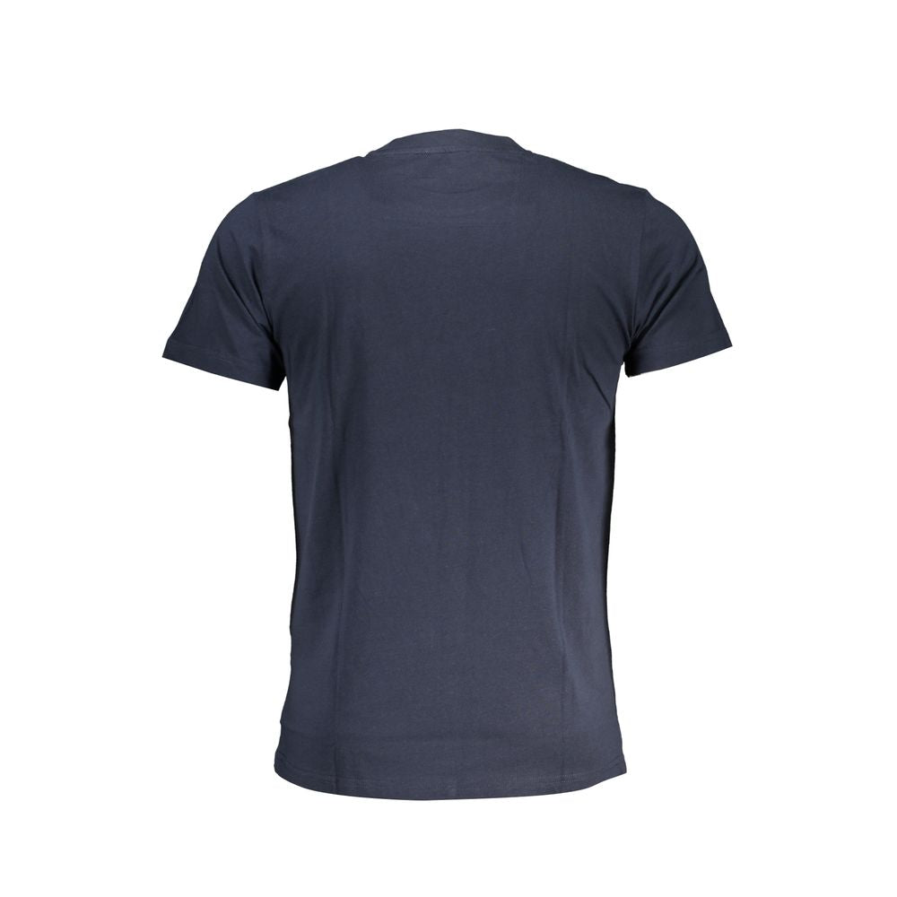 Cavalli Class Blue Cotton T-Shirt-Cavalli Class-L-Urbanheer