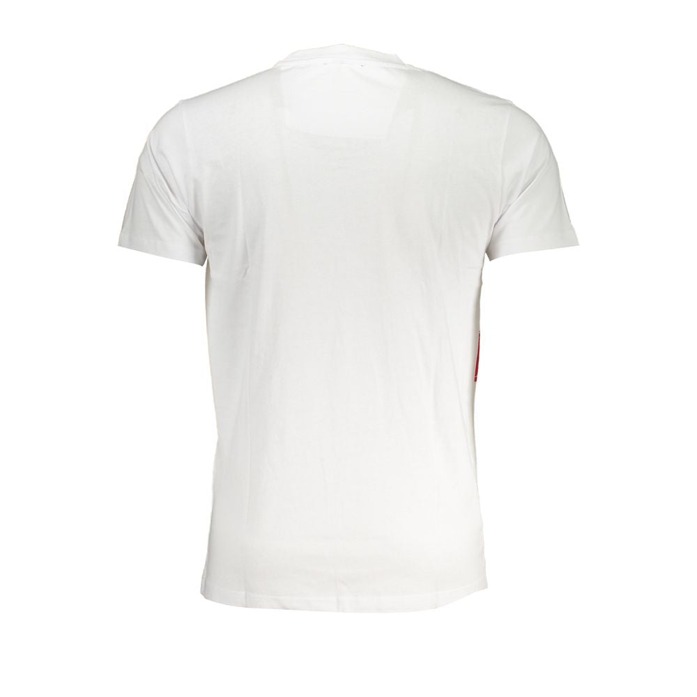 Cavalli Class White Cotton T-Shirt-Cavalli Class-XL-Urbanheer
