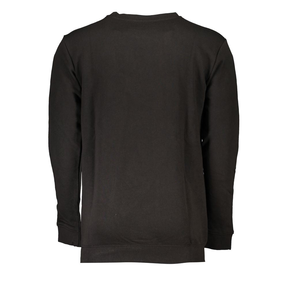 Cavalli Class Black Cotton Sweater-Cavalli Class-3XL-Urbanheer