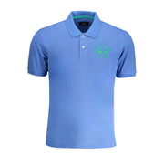 La Martina Light Blue Cotton Men Polo Shirt-La Martina-S-Urbanheer