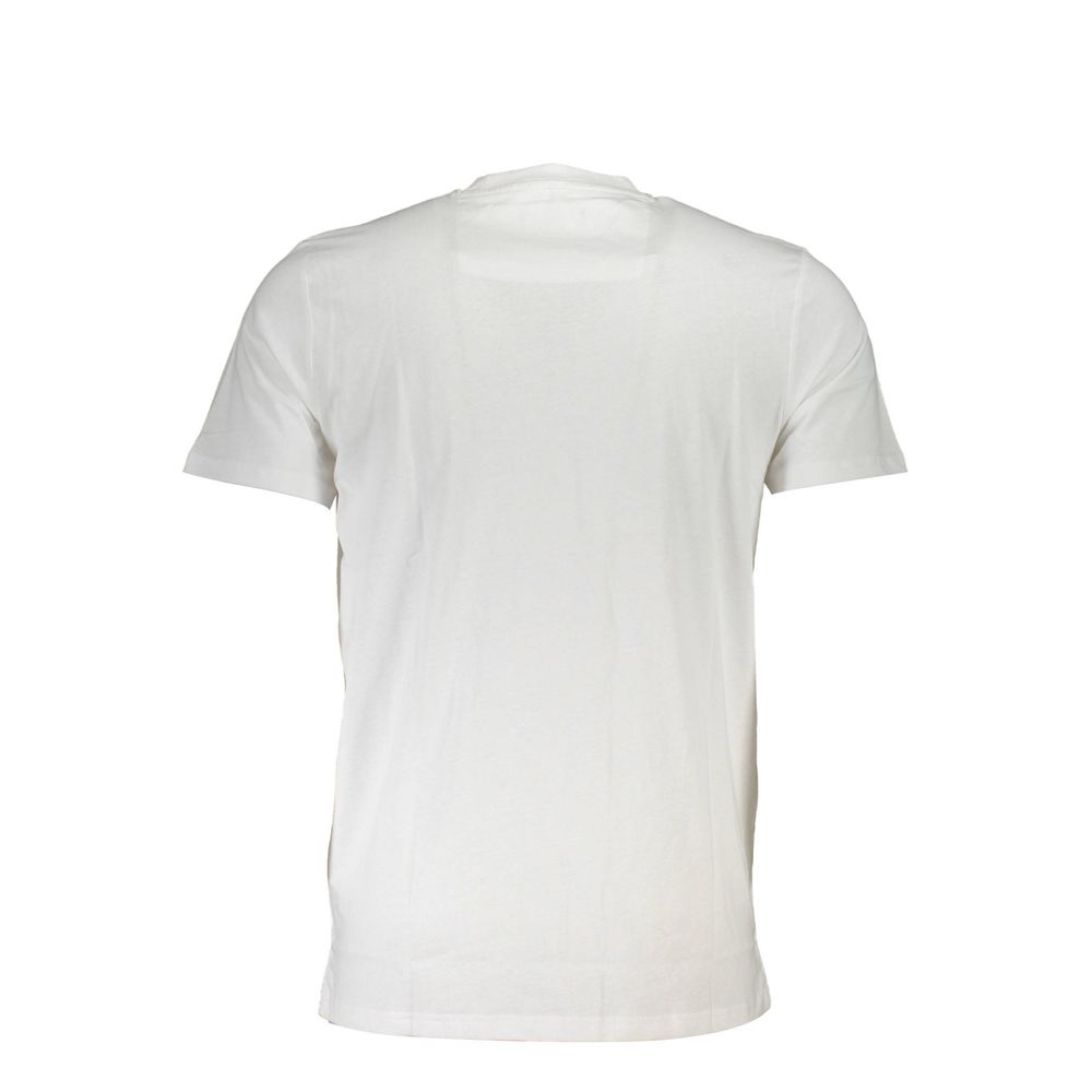 Cavalli Class White Cotton T-Shirt-Cavalli Class-L-Urbanheer