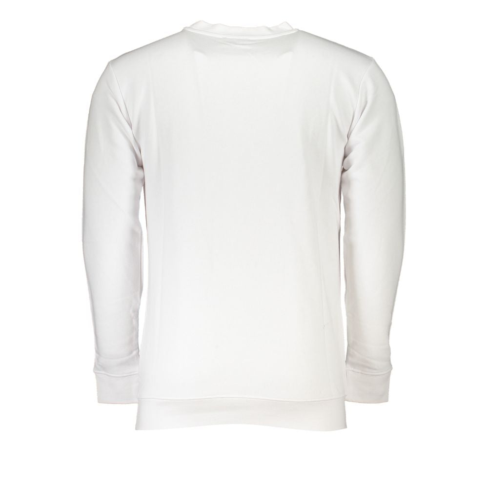 Cavalli Class White Cotton Sweater-Cavalli Class-L-Urbanheer