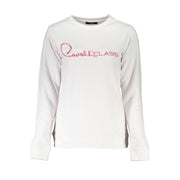 Cavalli Class White Cotton Sweater-Cavalli Class-XS-Urbanheer