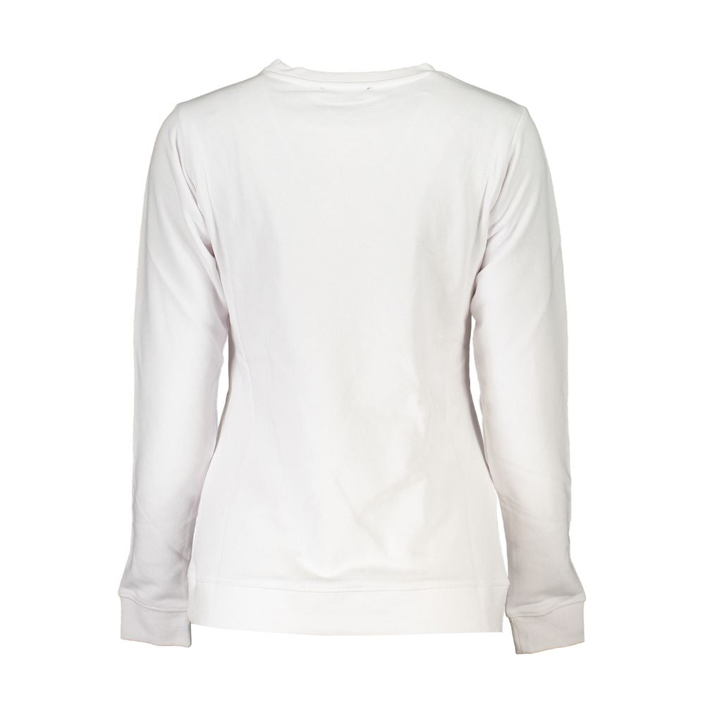 Cavalli Class White Cotton Sweater-Cavalli Class-XS-Urbanheer