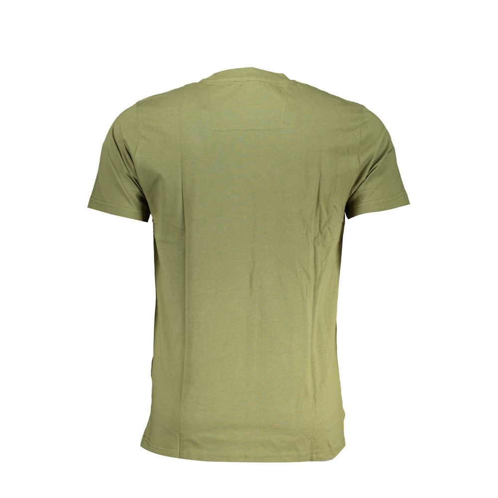 Cavalli Class Green Cotton T-Shirt-Cavalli Class-XL-Urbanheer