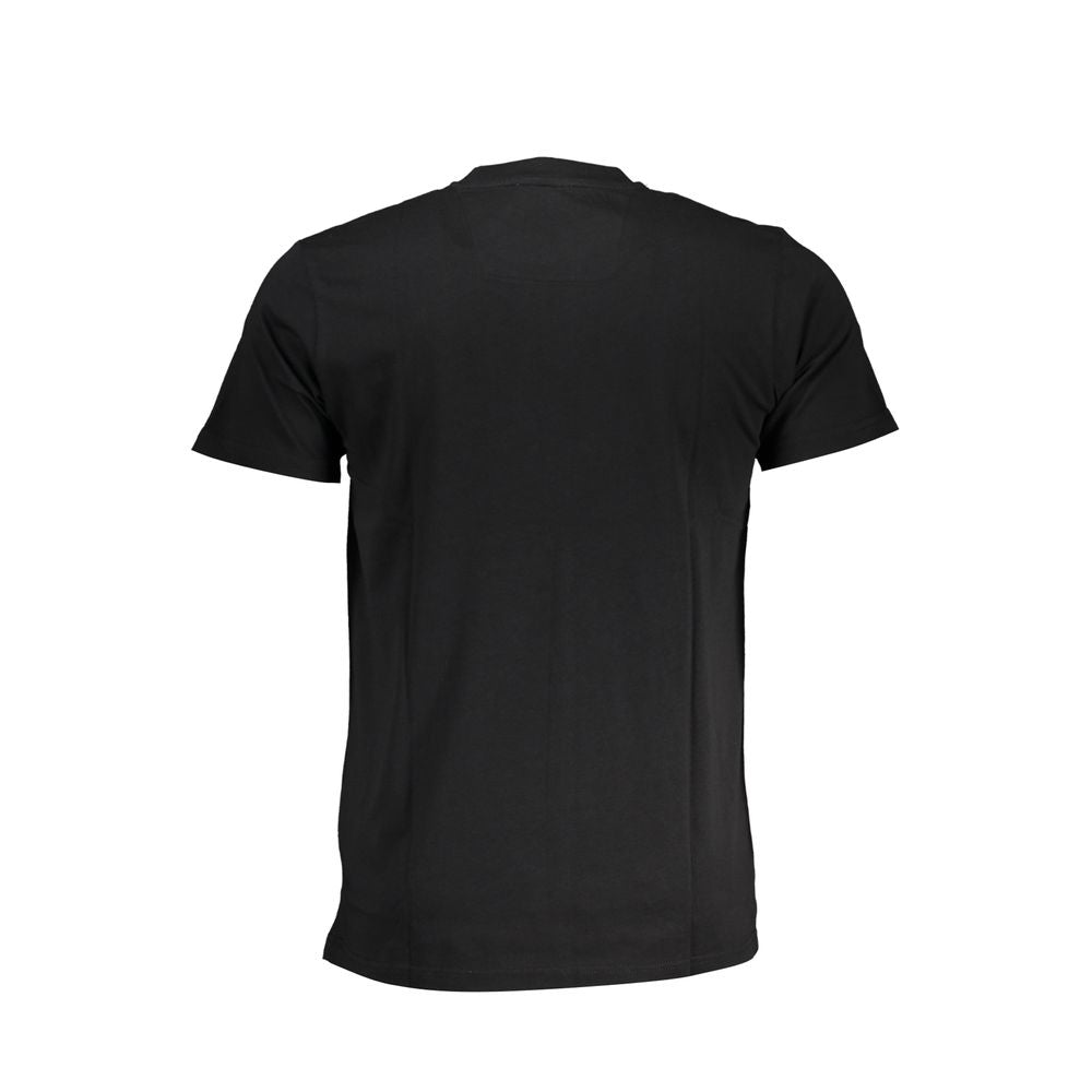Cavalli Class Black Cotton T-Shirt-Cavalli Class-XL-Urbanheer