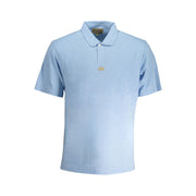 La Martina Light Blue Cotton Men Polo Shirt-La Martina-S-Urbanheer