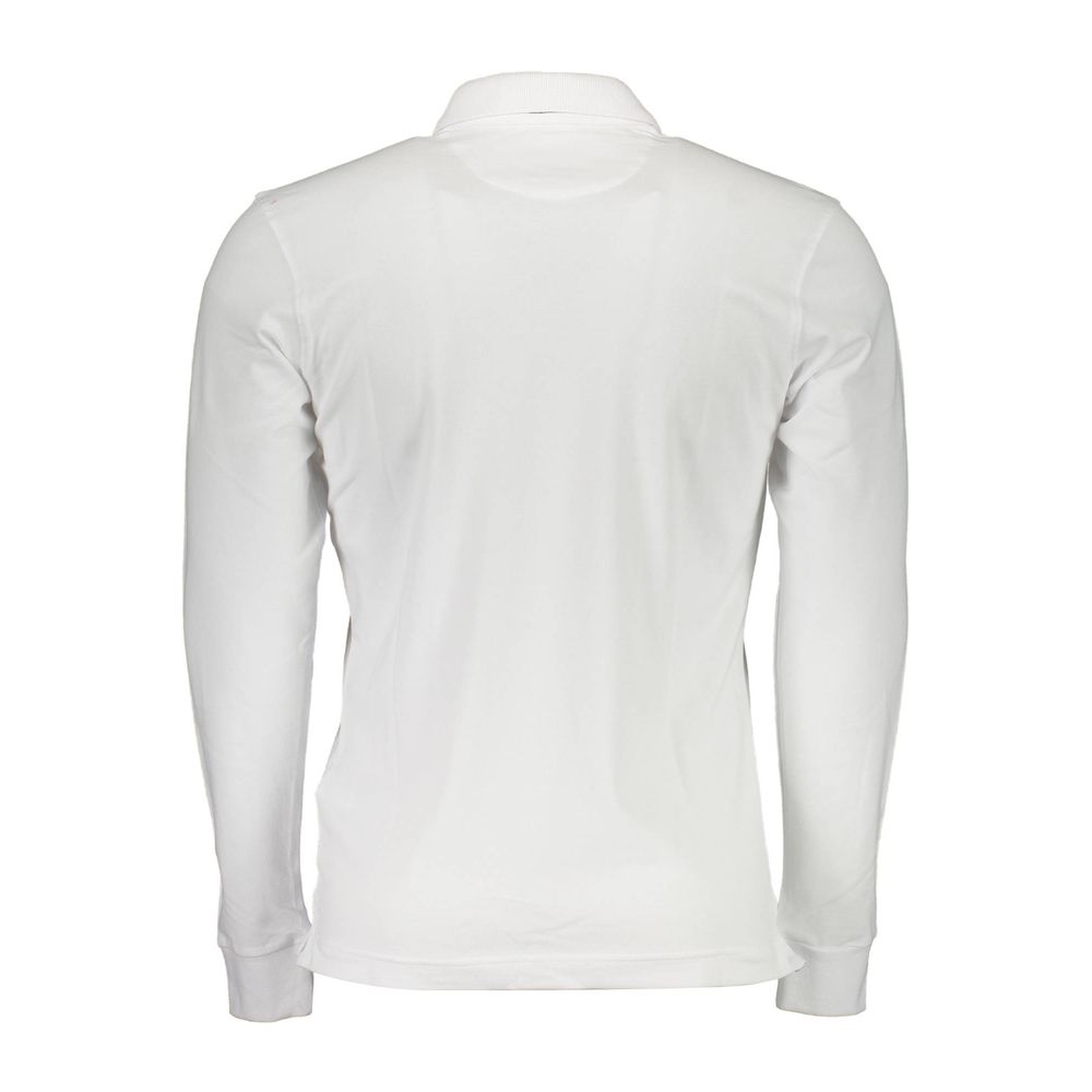 La Martina White Cotton Men Polo Shirt-La Martina-L-Urbanheer