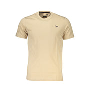 Harmont & Blaine Beige Cotton T-Shirt-Harmont & Blaine-XL-Urbanheer