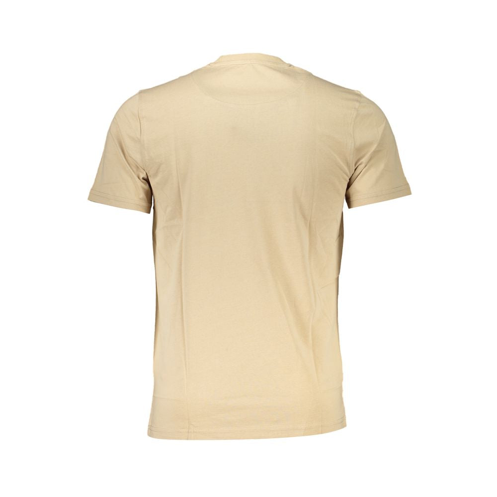 Harmont & Blaine Beige Cotton T-Shirt-Harmont & Blaine-XL-Urbanheer