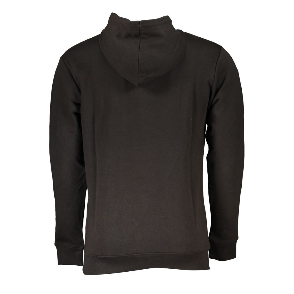 Cavalli Class Black Cotton Men Sweater-Cavalli Class-S-Urbanheer