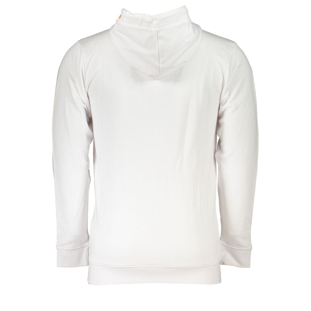 Cavalli Class White Cotton Mens Hooded Sweater-Cavalli Class-S-Urbanheer