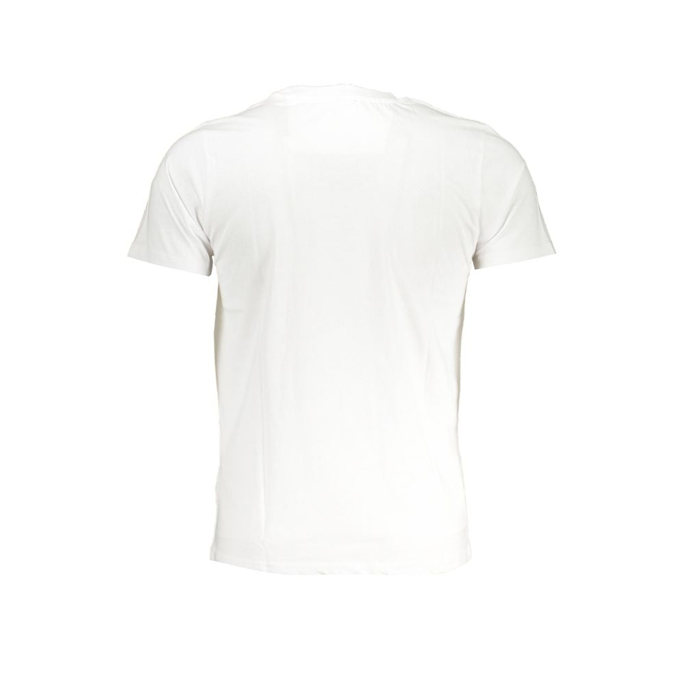 Cavalli Class White Cotton T-Shirt-Cavalli Class-L-Urbanheer